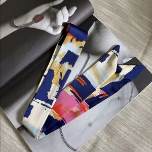 2 Print Skinny Scarf Twilly